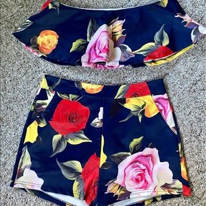 Crop top set